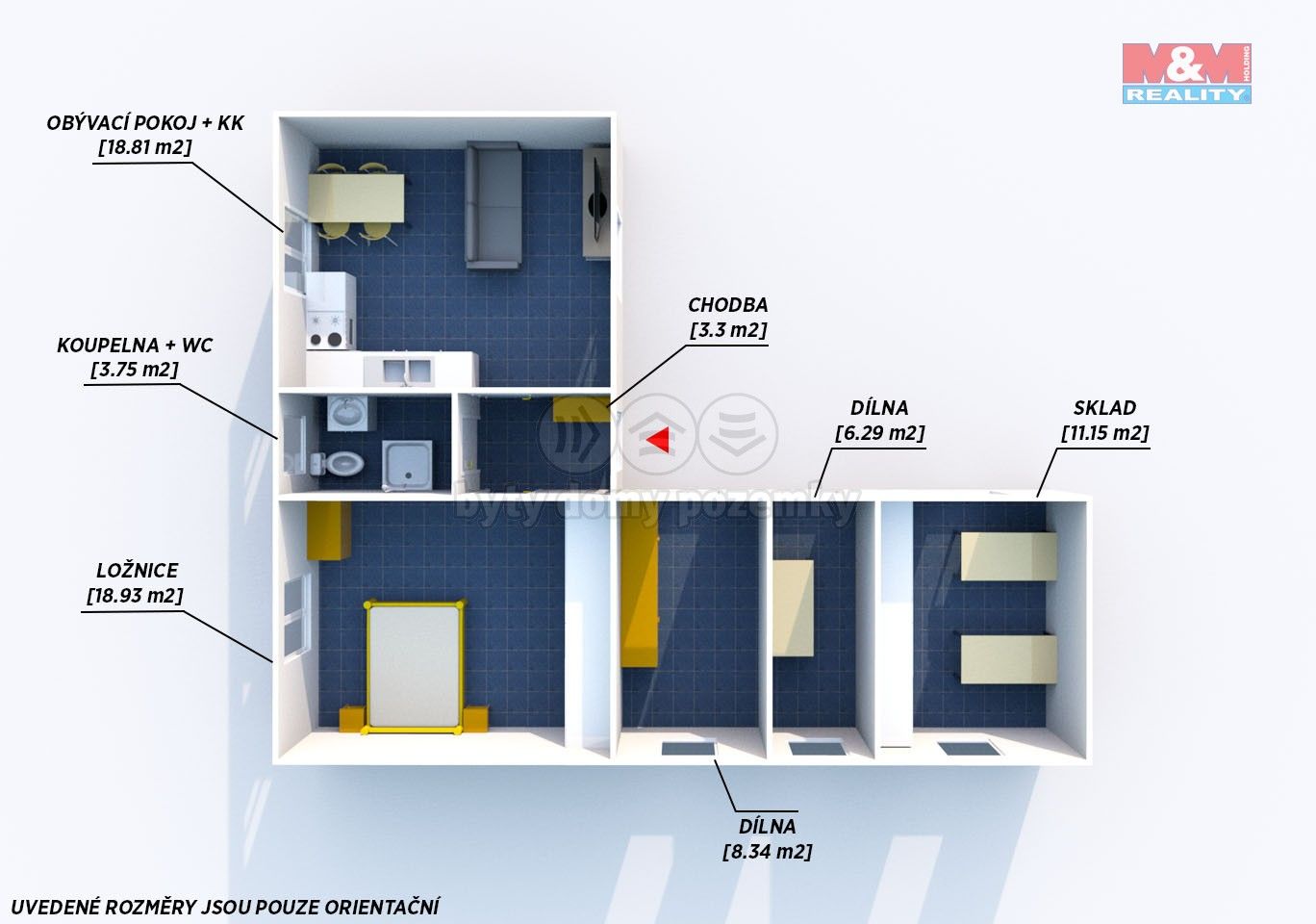 Rodinný dům · 44 m² · Trněný Újezd, Mořina - 4