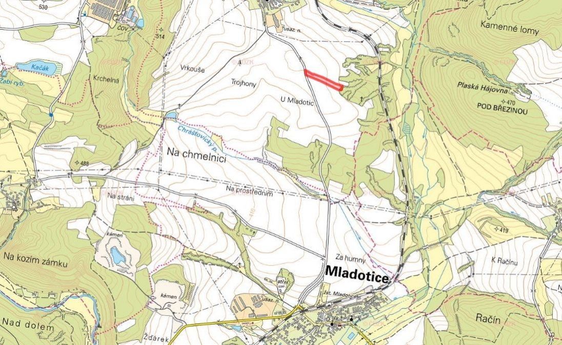 Prodej zemědělský pozemek - Mladotice Chrášťovice - 2