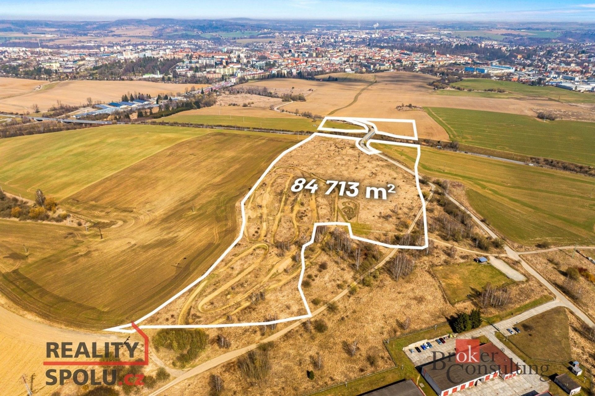 Komerční pozemky, Jihlava, 84 713 m²