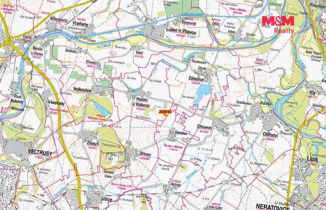 Prodej pozemek pro bydlení - Vojkovice u Kralup nad Vltavou, 277 44 - 5