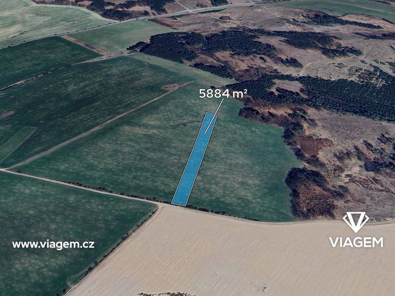 Zemědělský pozemek, 5 884 m²