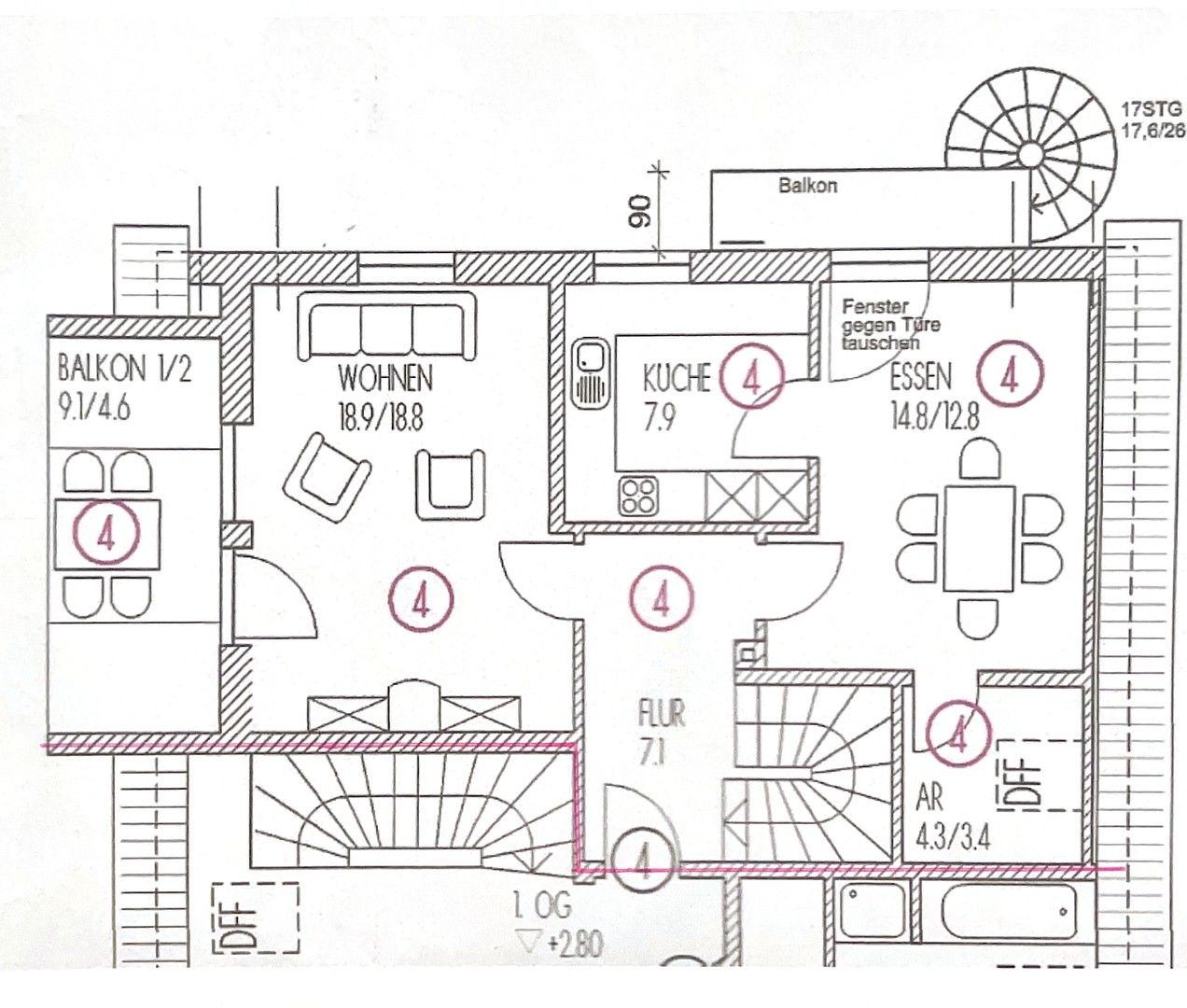 4+1, , Bavorsko, 104 m² - 1