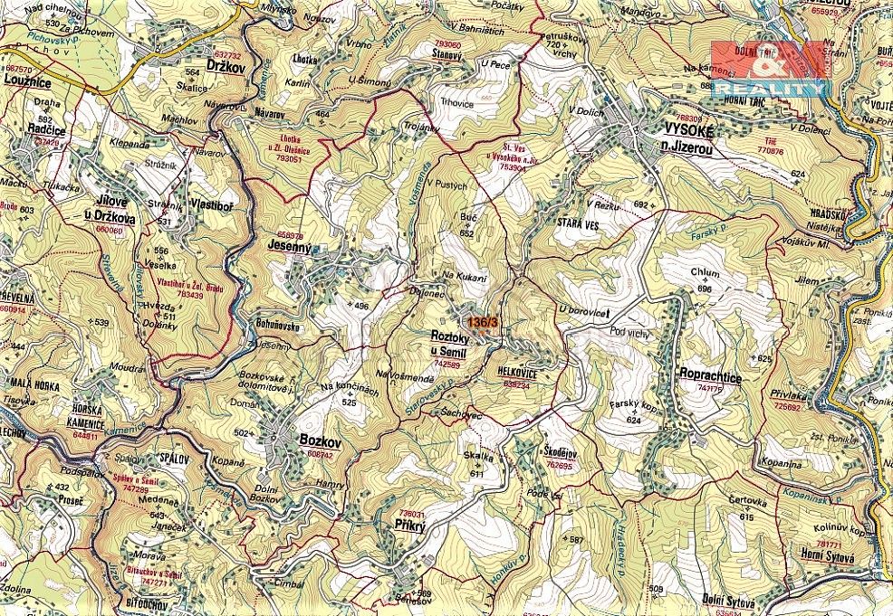 Prodej louka - Roztoky u Semil, okres Semily, Liberecký kraj - 5