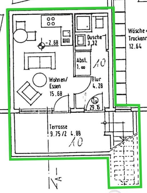 1+1, Goldmorgenstraße 5, , Hessen, 29 m² - 2