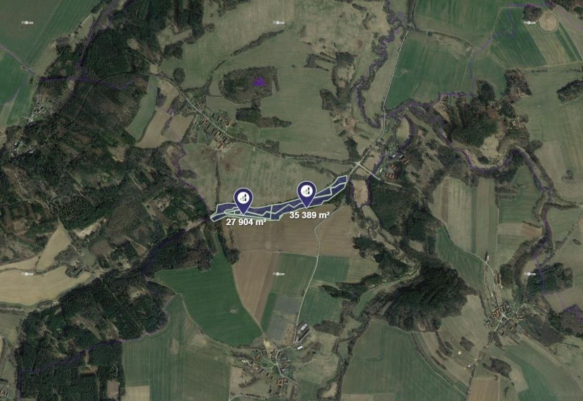 Prodej pozemek - Kamberk, 2 201 m²