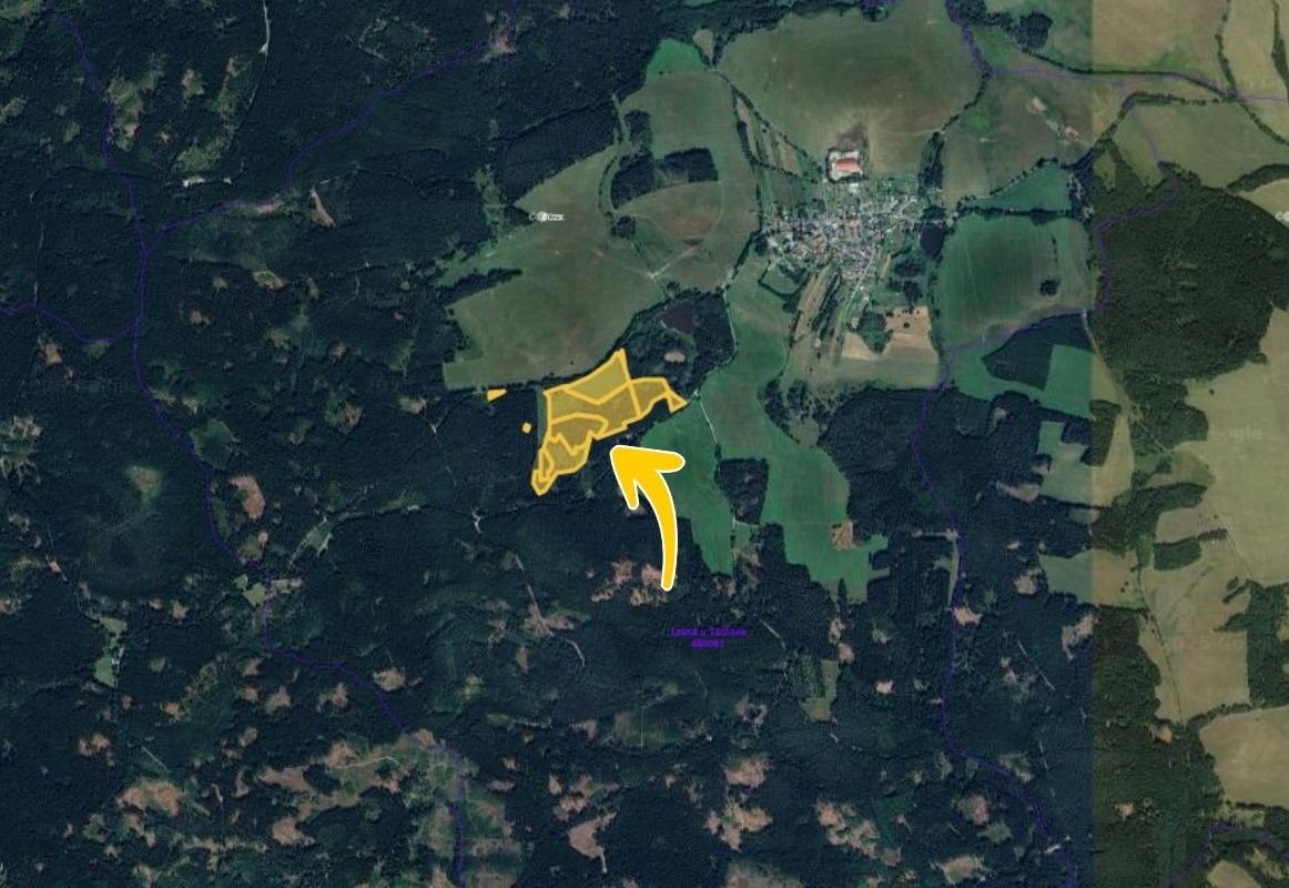 Prodej louka - Lesná, 140 755 m²