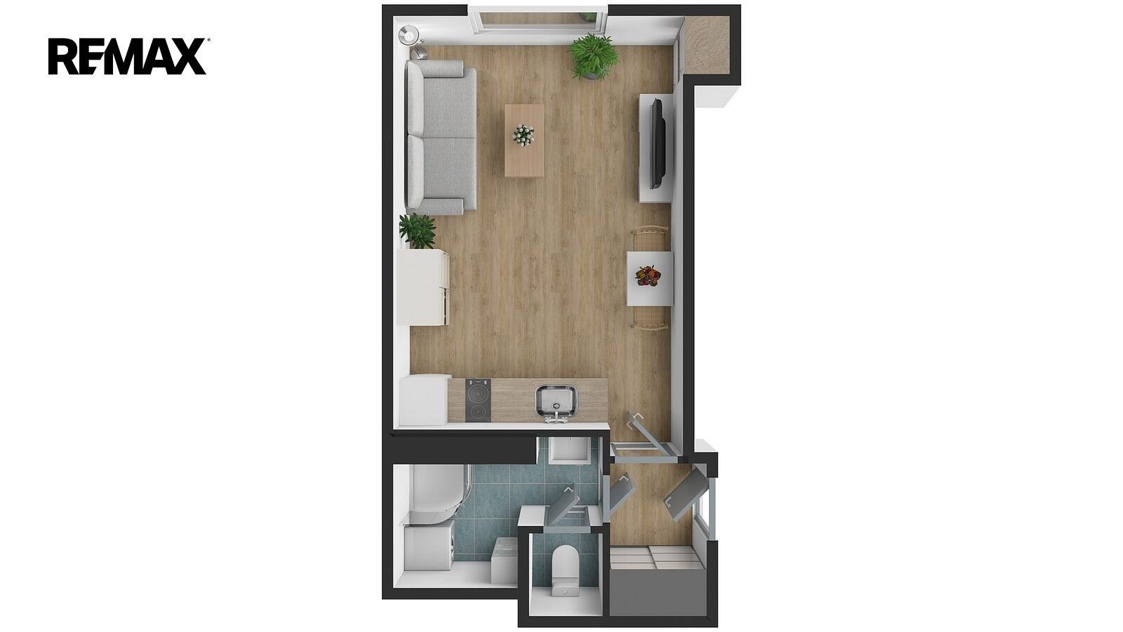 Byt 1+kk · 29 m² · Praha - Michle, okres Praha 4, Hlavní město Praha - 4