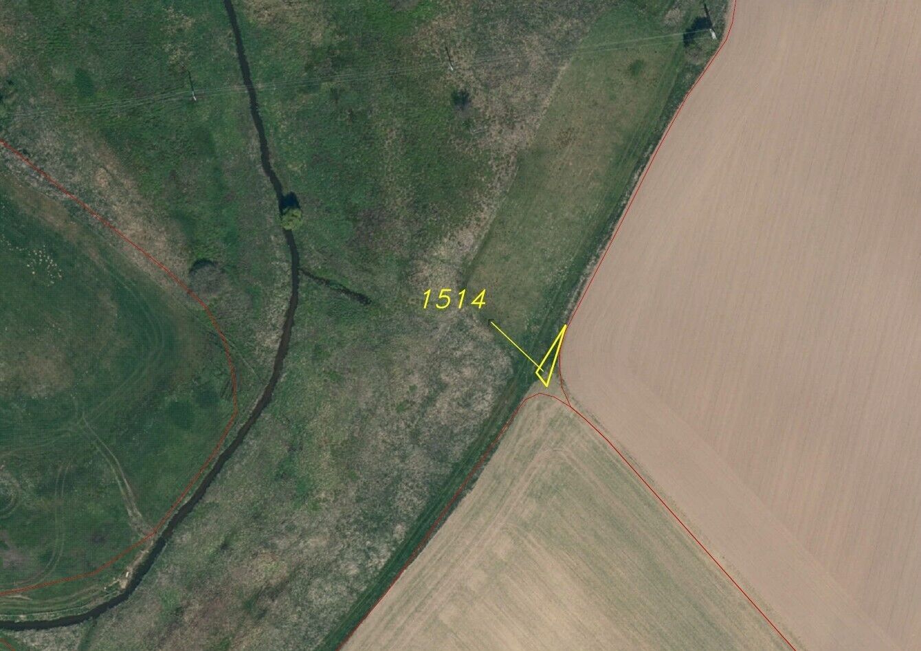 Zemědělské pozemky, Horní Cerekev, 409 m² - 1