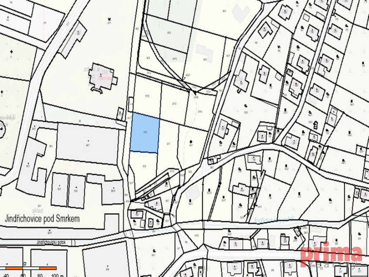 Pozemky pro bydlení, Jindřichovice pod Smrkem, 1 016 m²