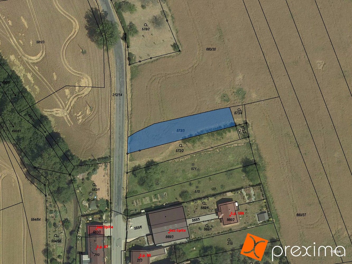 Zemědělský pozemek, 279 m²