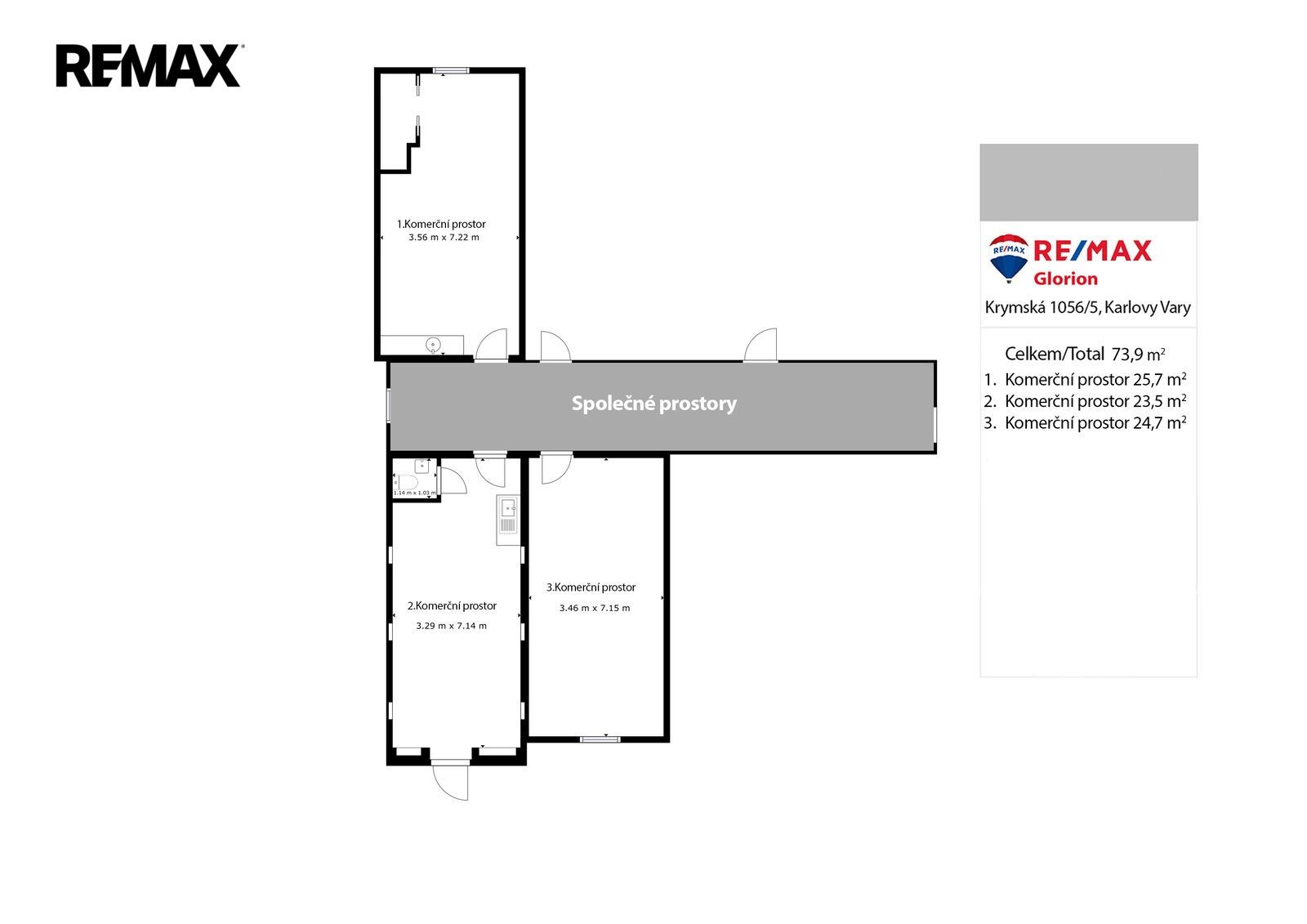 Obchodní prostory · 72 m² · Konečná 900, Karlovy Vary Rybáře - 4