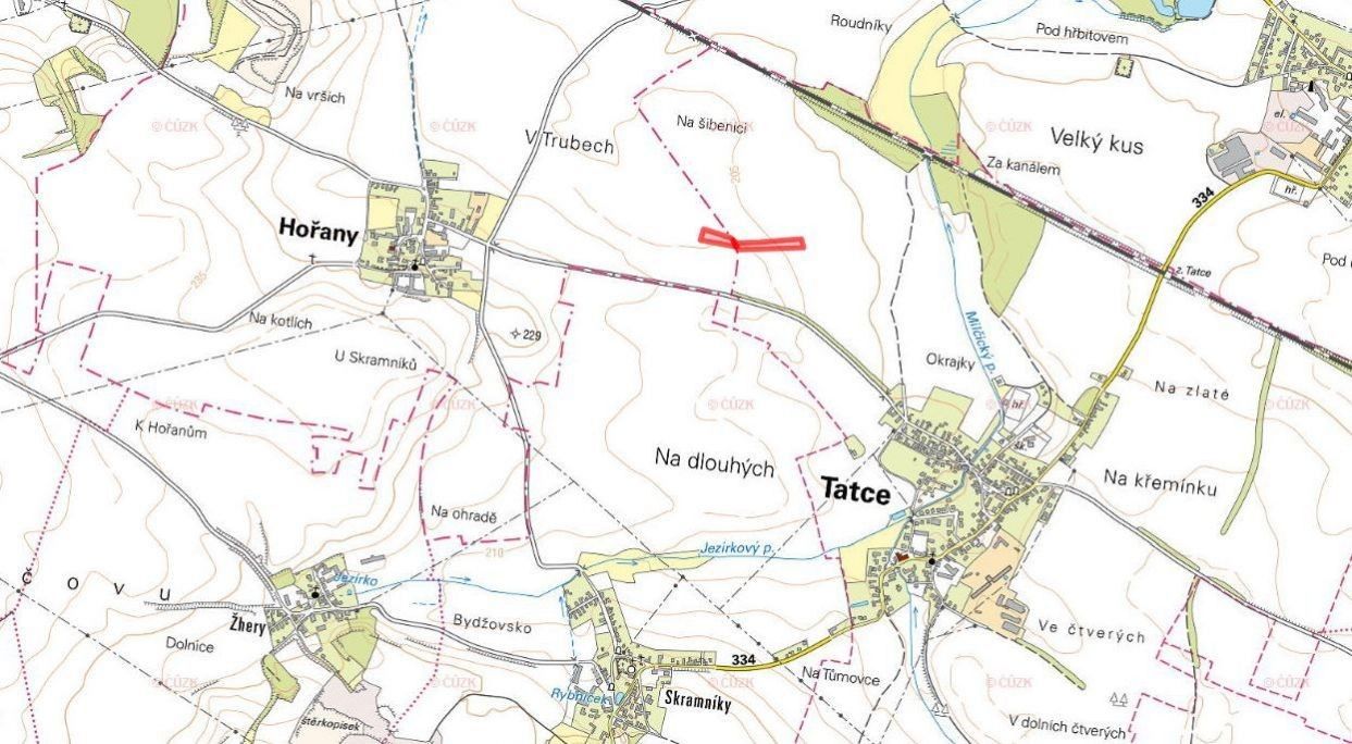 Prodej zemědělský pozemek - Tatce