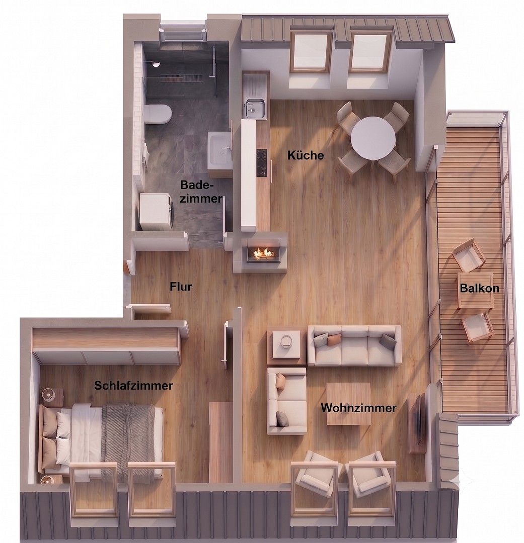 Byt 2+1 · 58 m² · Gehlberger Straße 6 Berlin Wilhelmstadt Berlin 13581 - 3