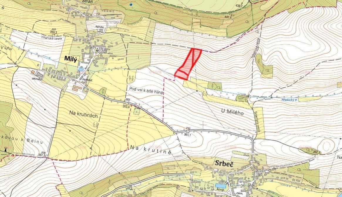 Prodej pozemek pro bydlení - Srbeč, 270 65