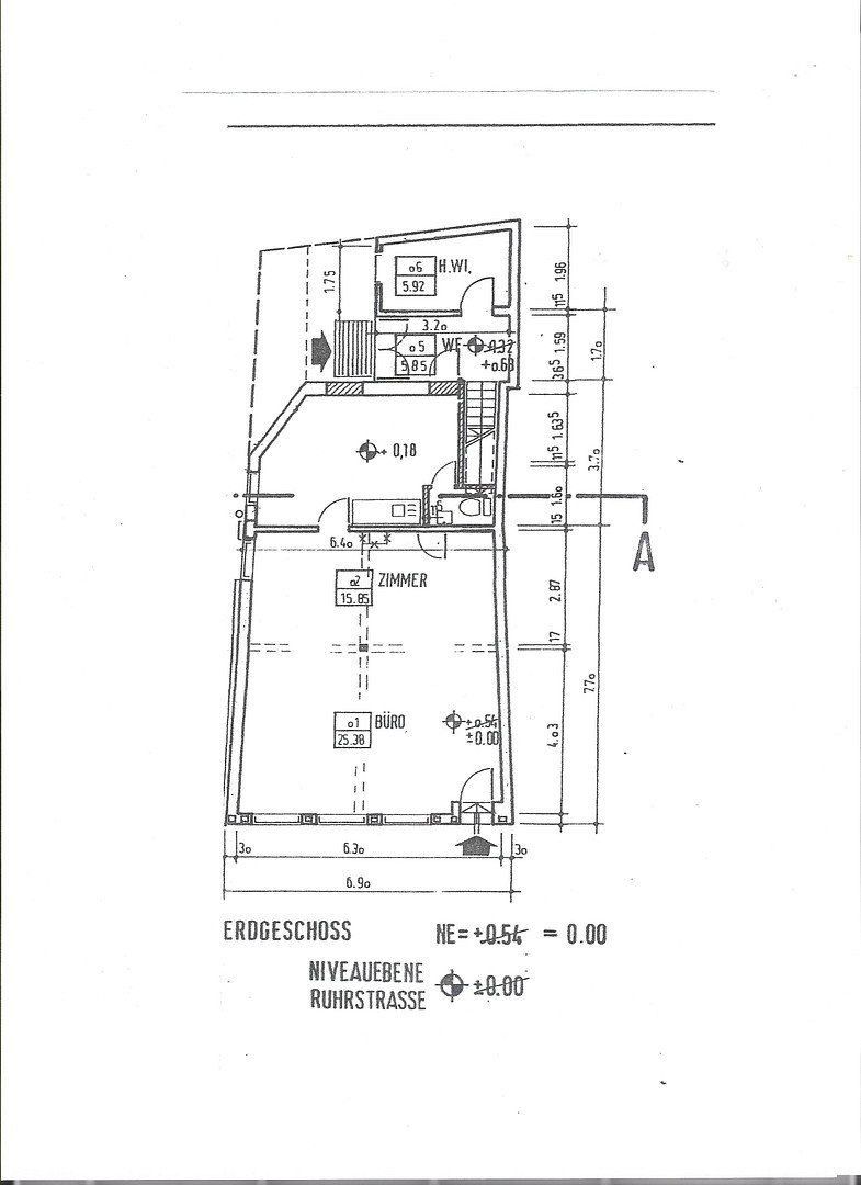 Obchodní prostory, Ruhrstraße 50 Essen Kettwig Kettwig Nordrhein-Westfalen 45219, 60 m² - 1
