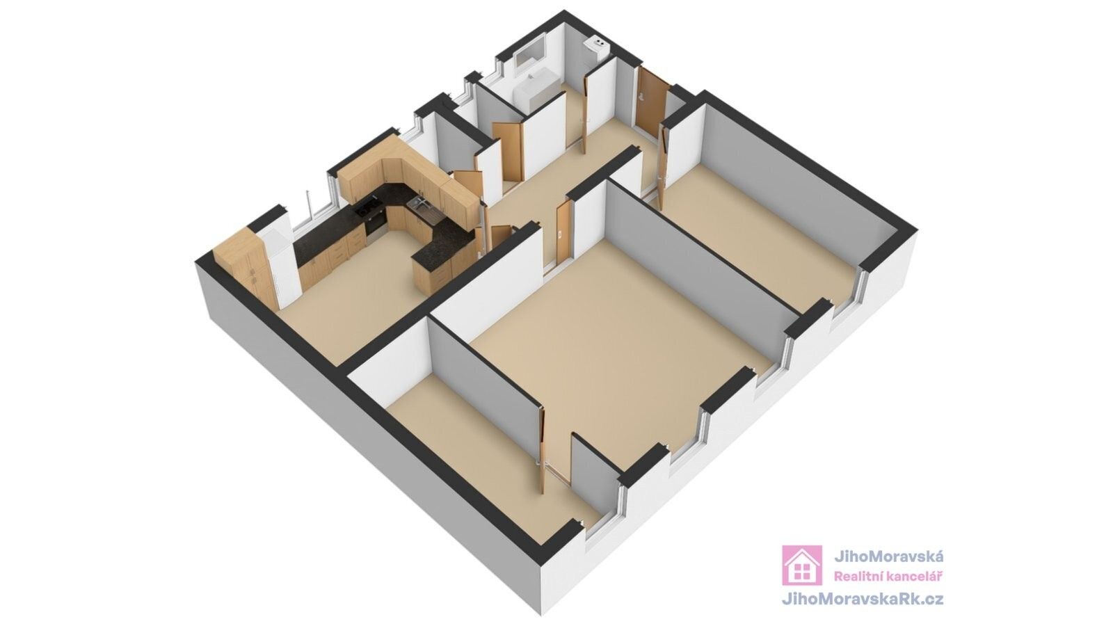 Byt 3+1 · 95 m² · Slavíkova, Hodonín - 4