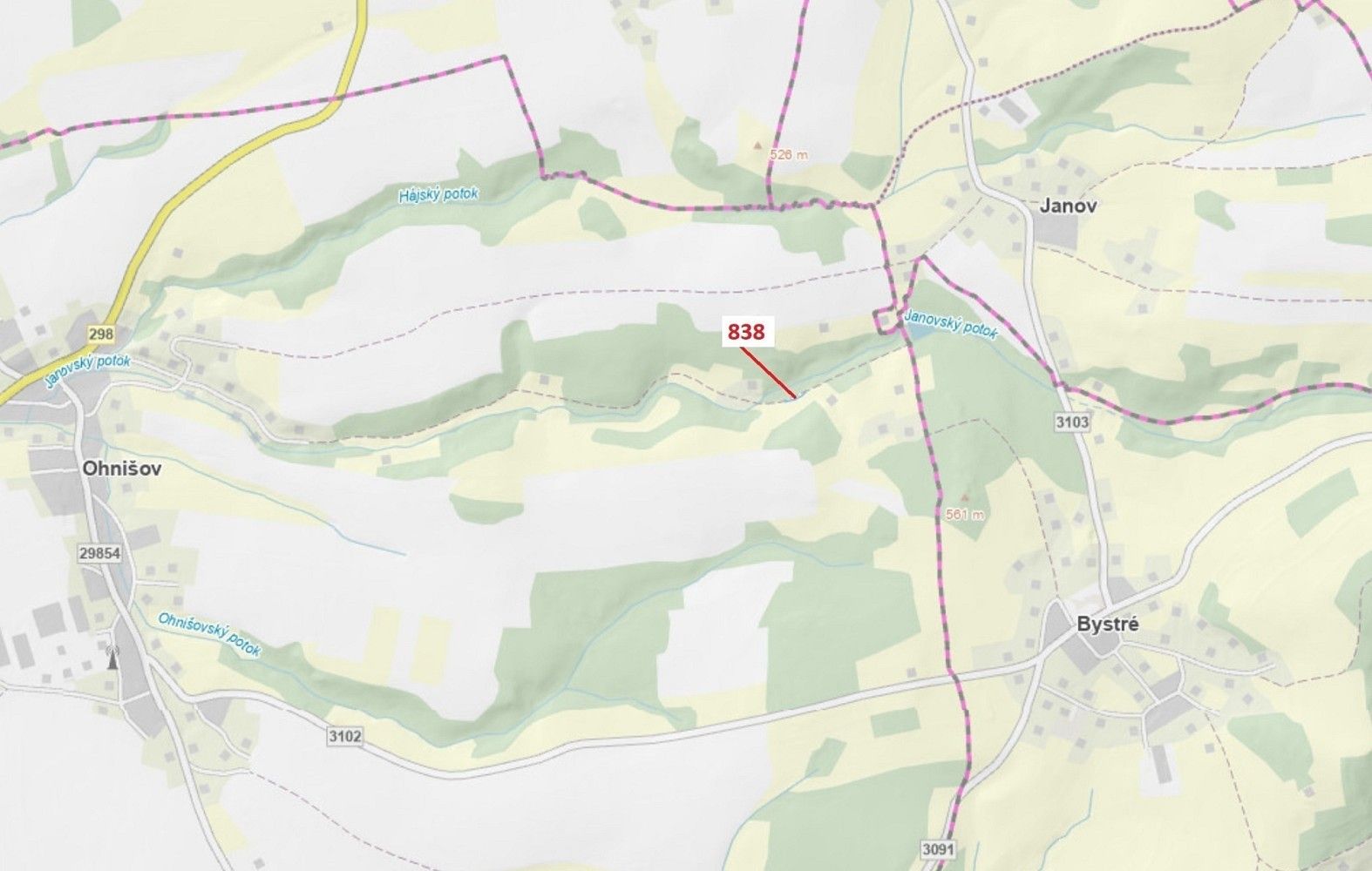 Les, 72 m²