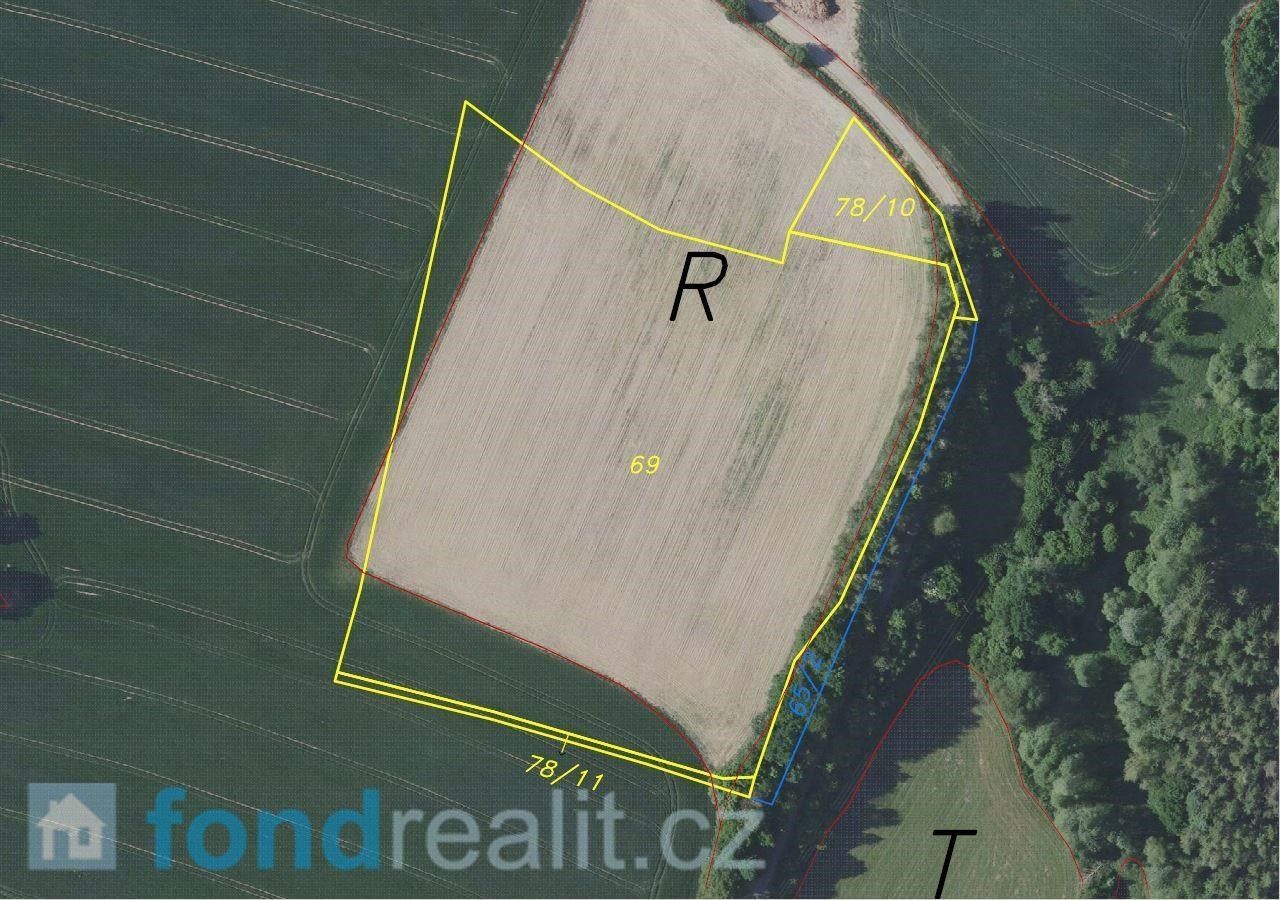 Prodej zemědělský pozemek - Zvěstov, 51 077 m²