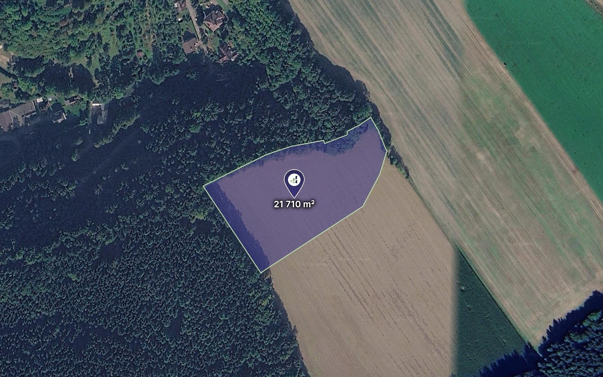 Zemědělské pozemky, Dolní Dobrouč, 1 809 m² - 1
