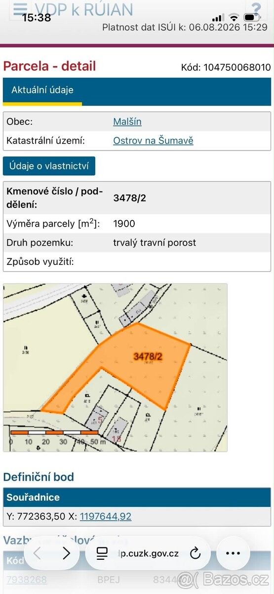 Pozemky pro bydlení, Vyšší Brod, 382 73 - 1