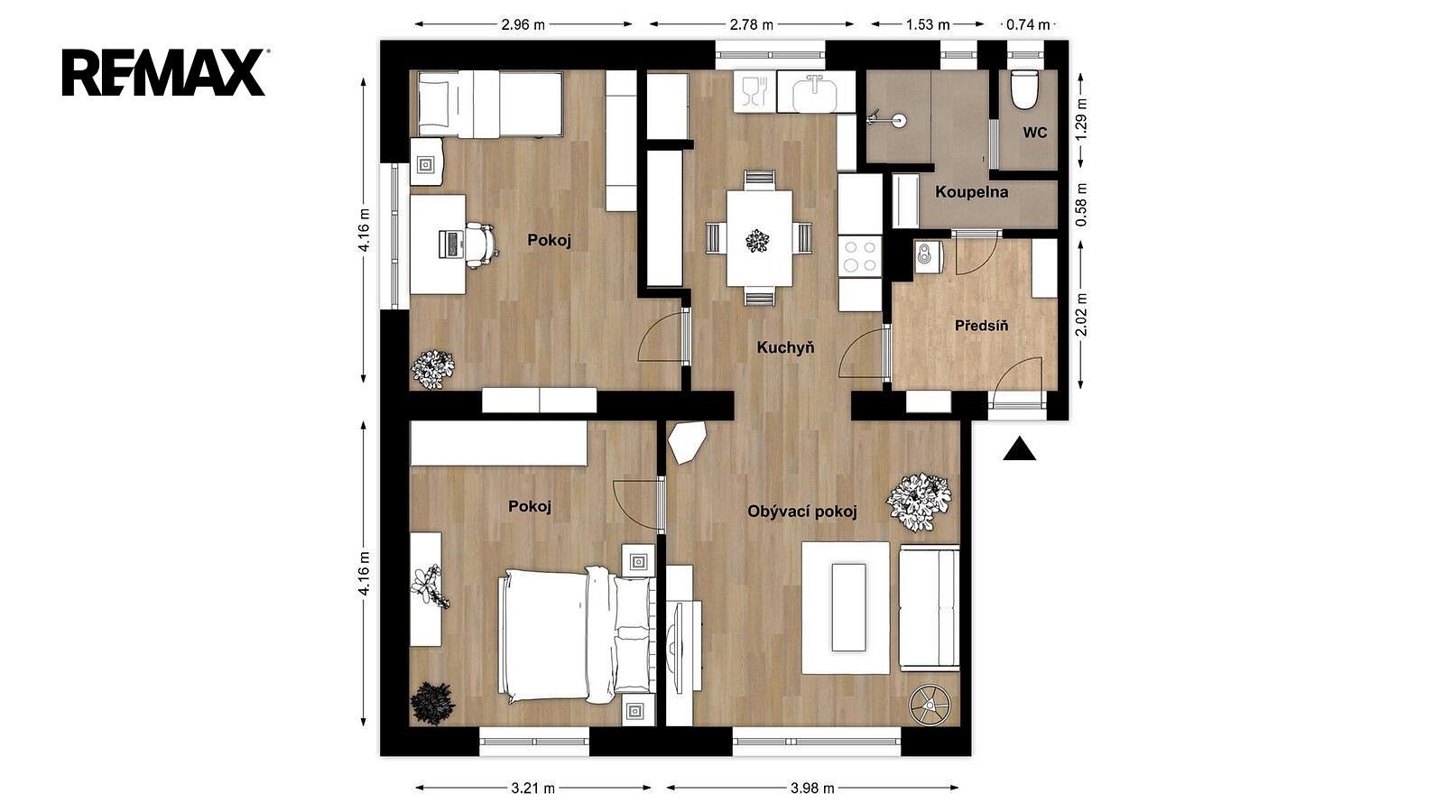Byt 3+1 · 64 m² · Družstevní, Plzeň - Jižní Předměstí - 3