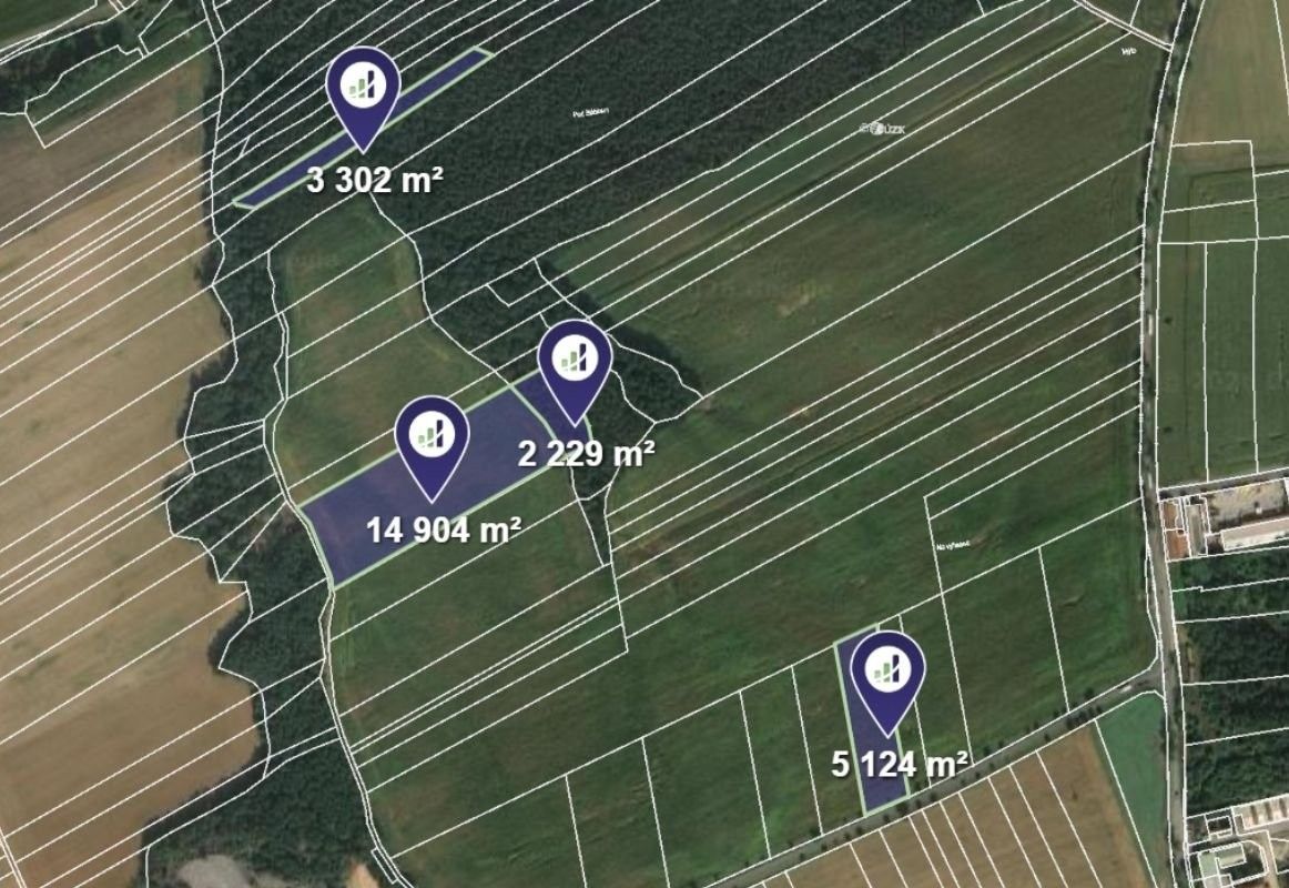 Prodej louka - Lubná, 45 062 m²