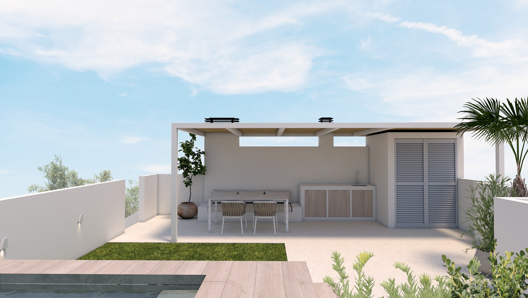 4+kk, Torre de La Horadada, Alicante, Španělsko, 78 m² - 1