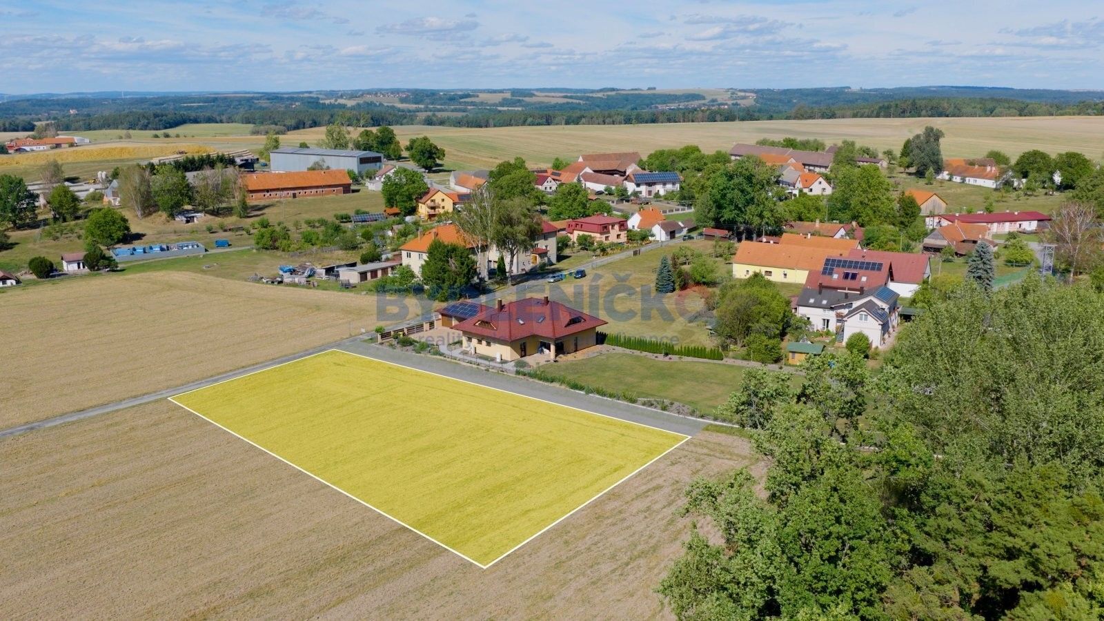 Prodej pozemek pro bydlení - Mokrý Lom, 2 158 m² - 5