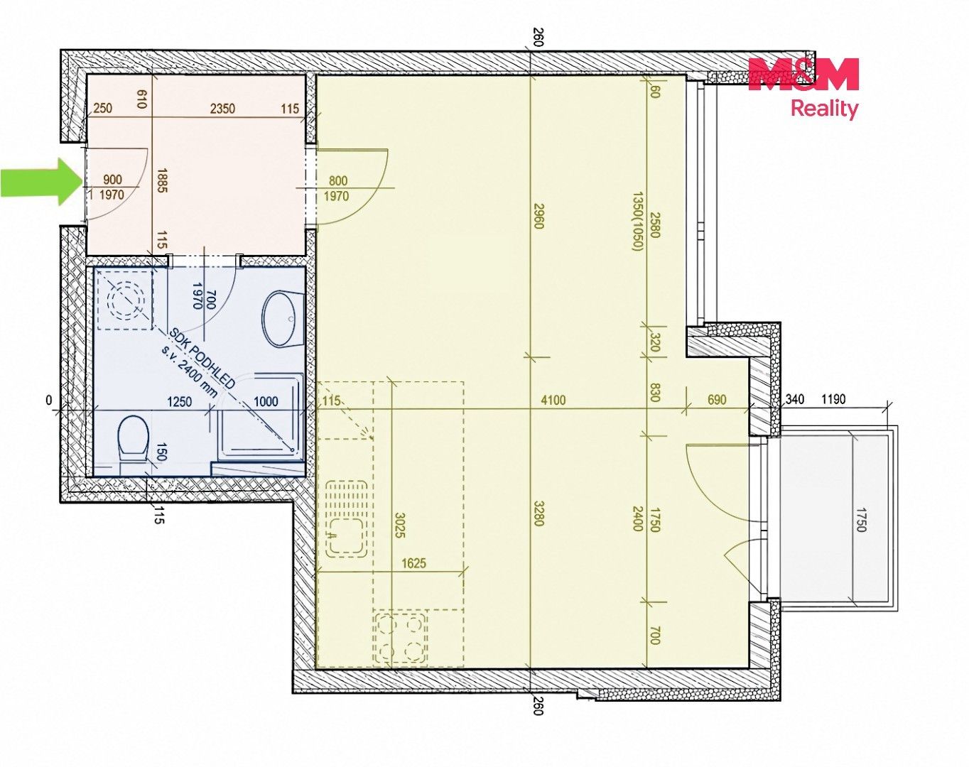 Prodej byt 1+kk - Pavla Beneše, Praha, 40 m² - 5