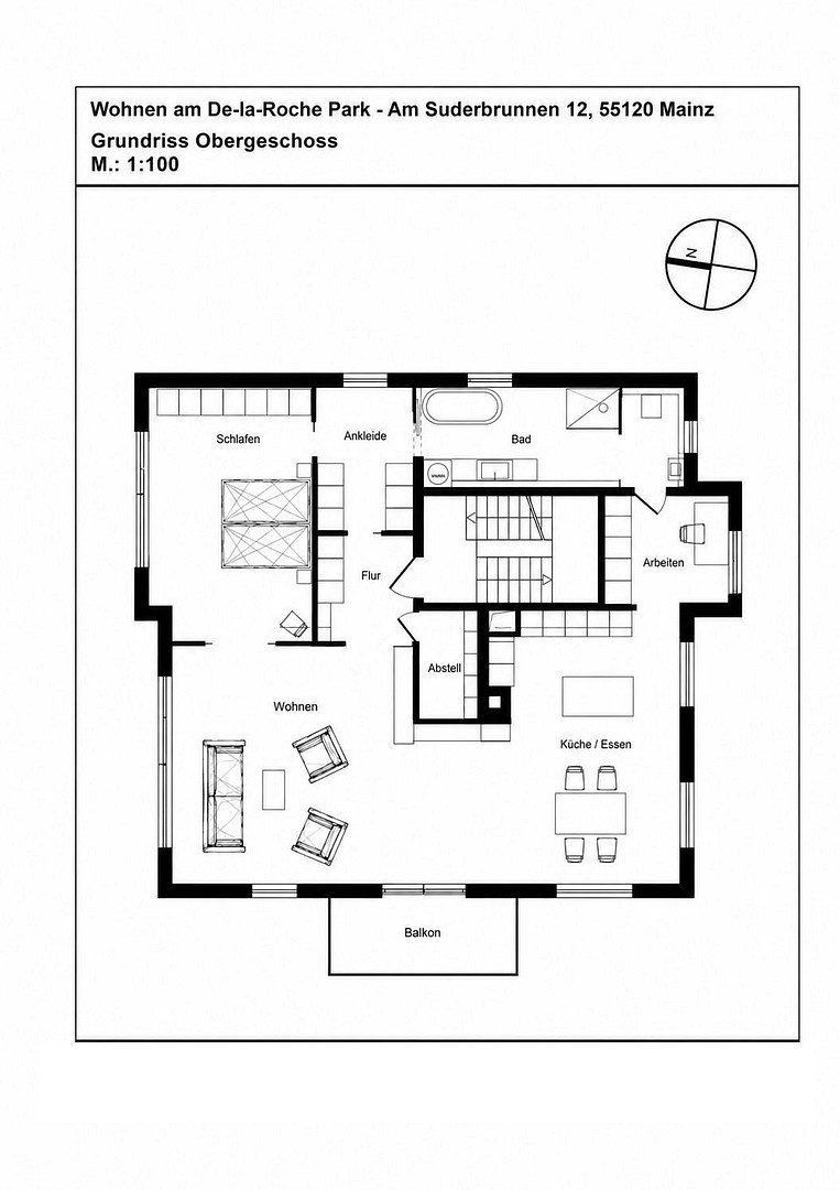 3+kk, Am Suderbrunnen 12 Mainz Mainz Rheinland-Pfalz 55120, 126 m² - 1