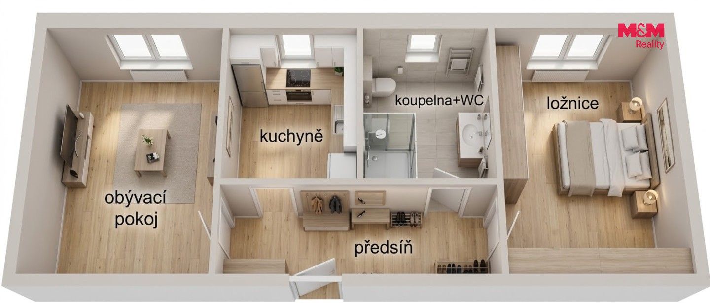 2+1, Vrchlického, Šumperk, 44 m² - 2