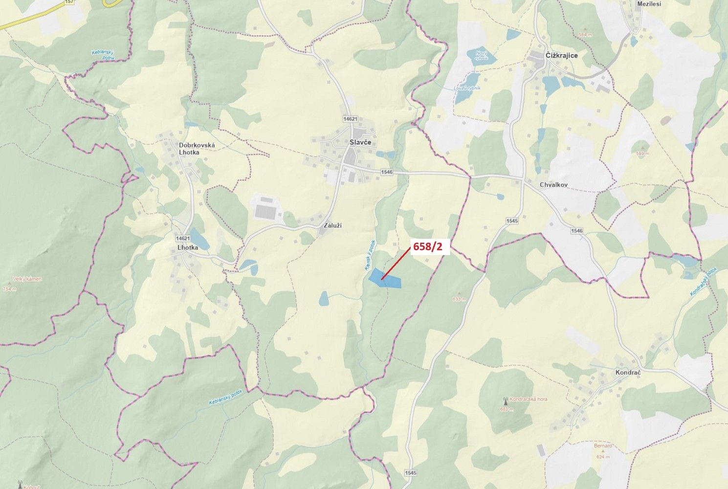 Prodej les - Slavče, okres České Budějovice, Jihočeský kraj - 1