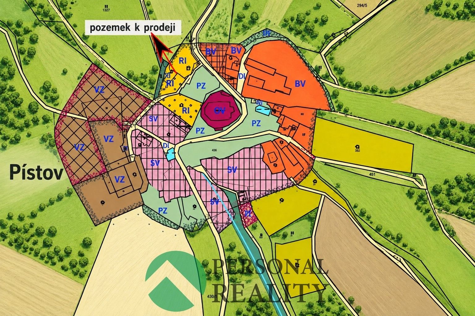 Pozemky pro bydlení, Chodová Planá Pístov - 2