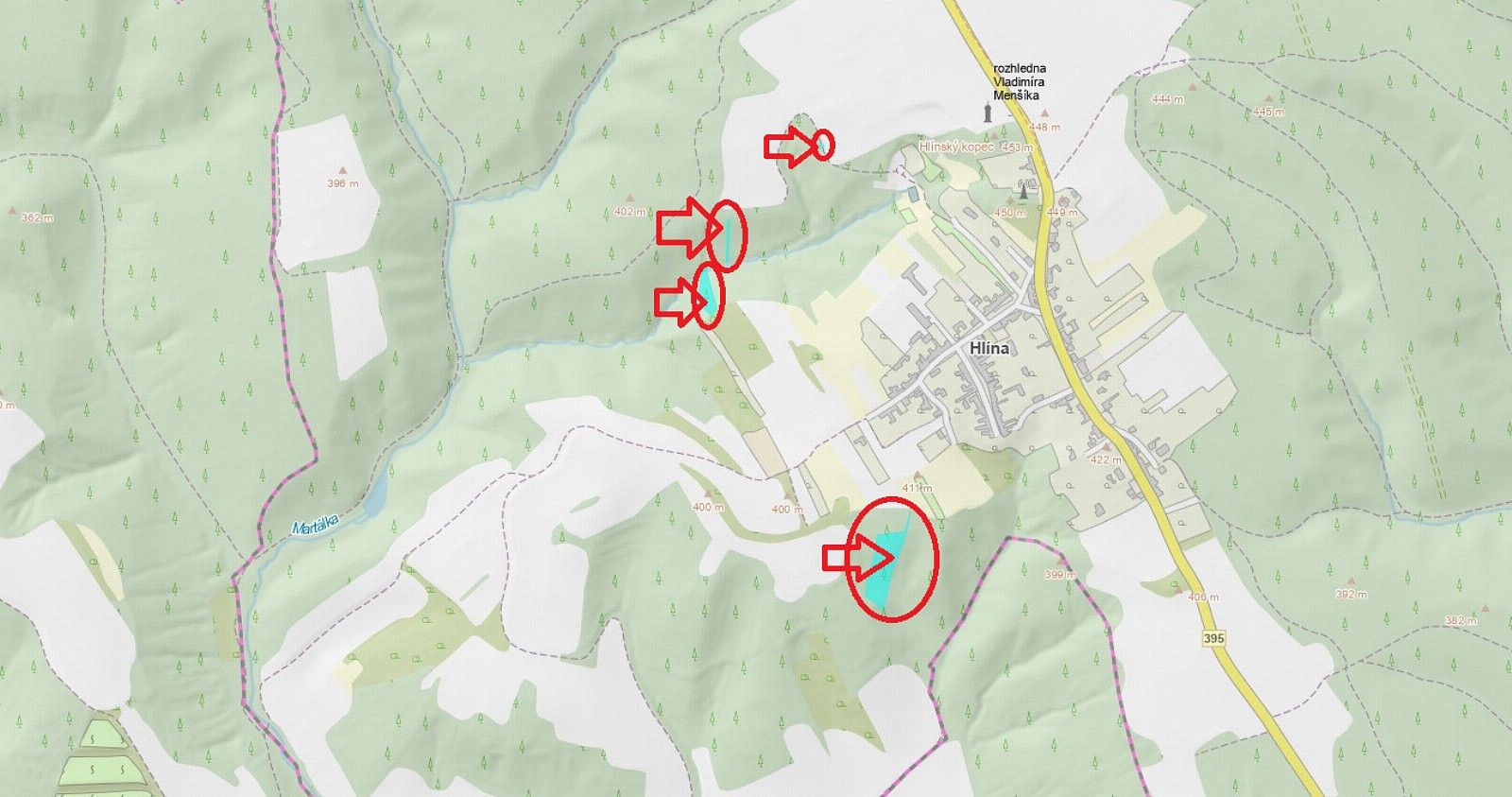 Les, 7 201 m²