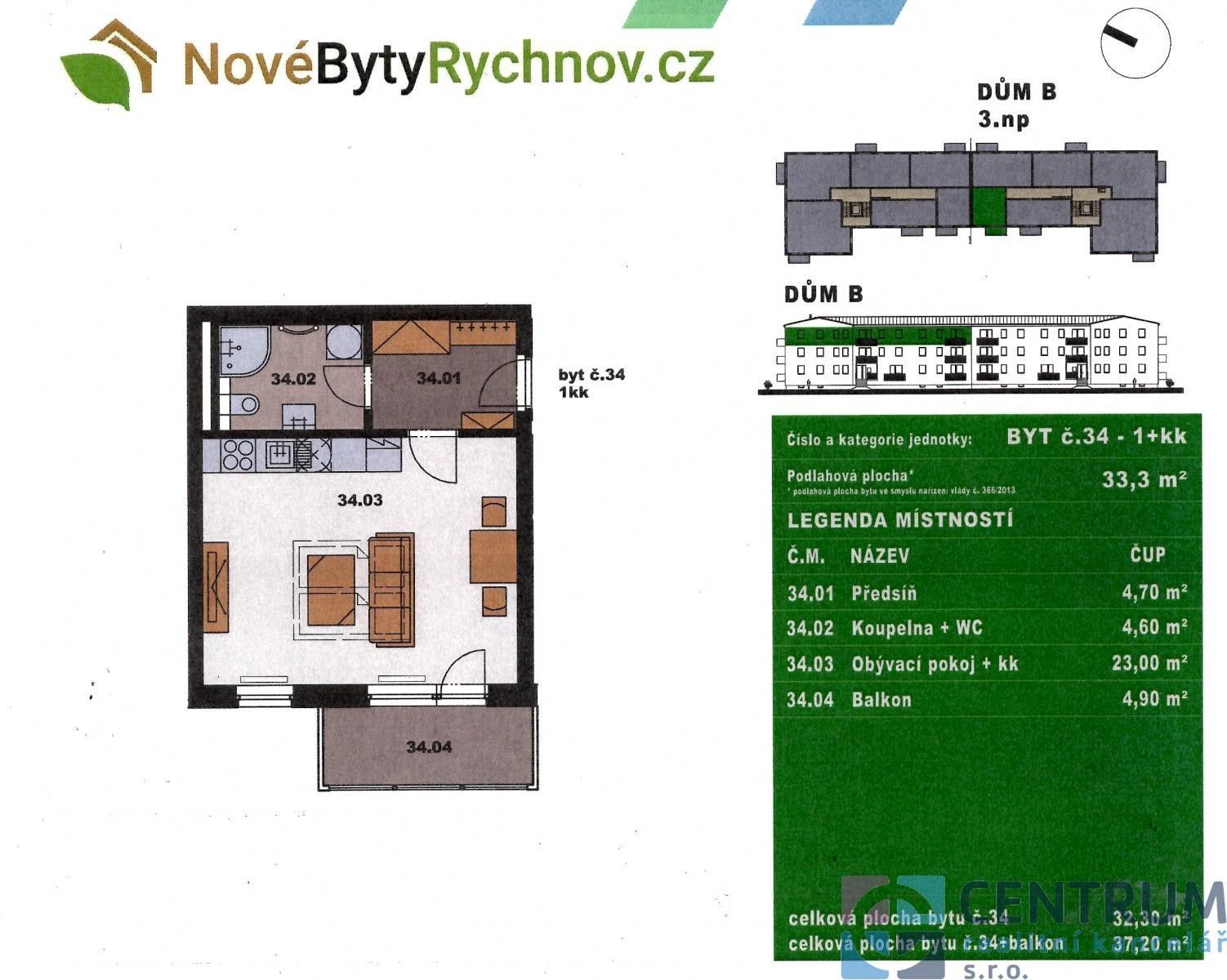 1+kk, Mlýnská  , Rychnov u Jablonce nad Nisou, 38 m² - 2