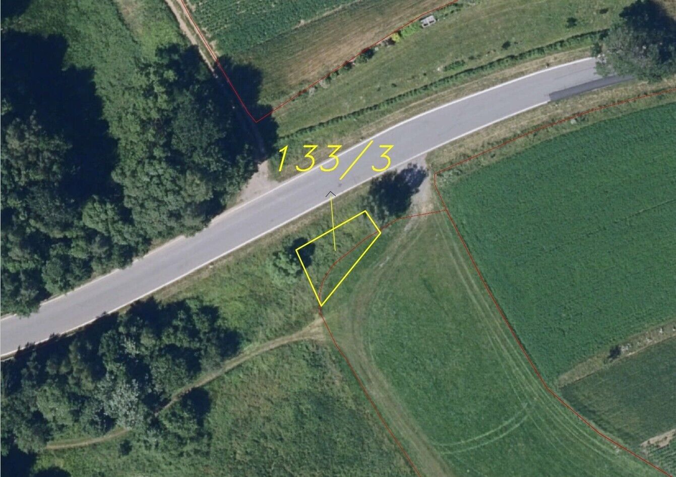 Pozemek, 133 m²