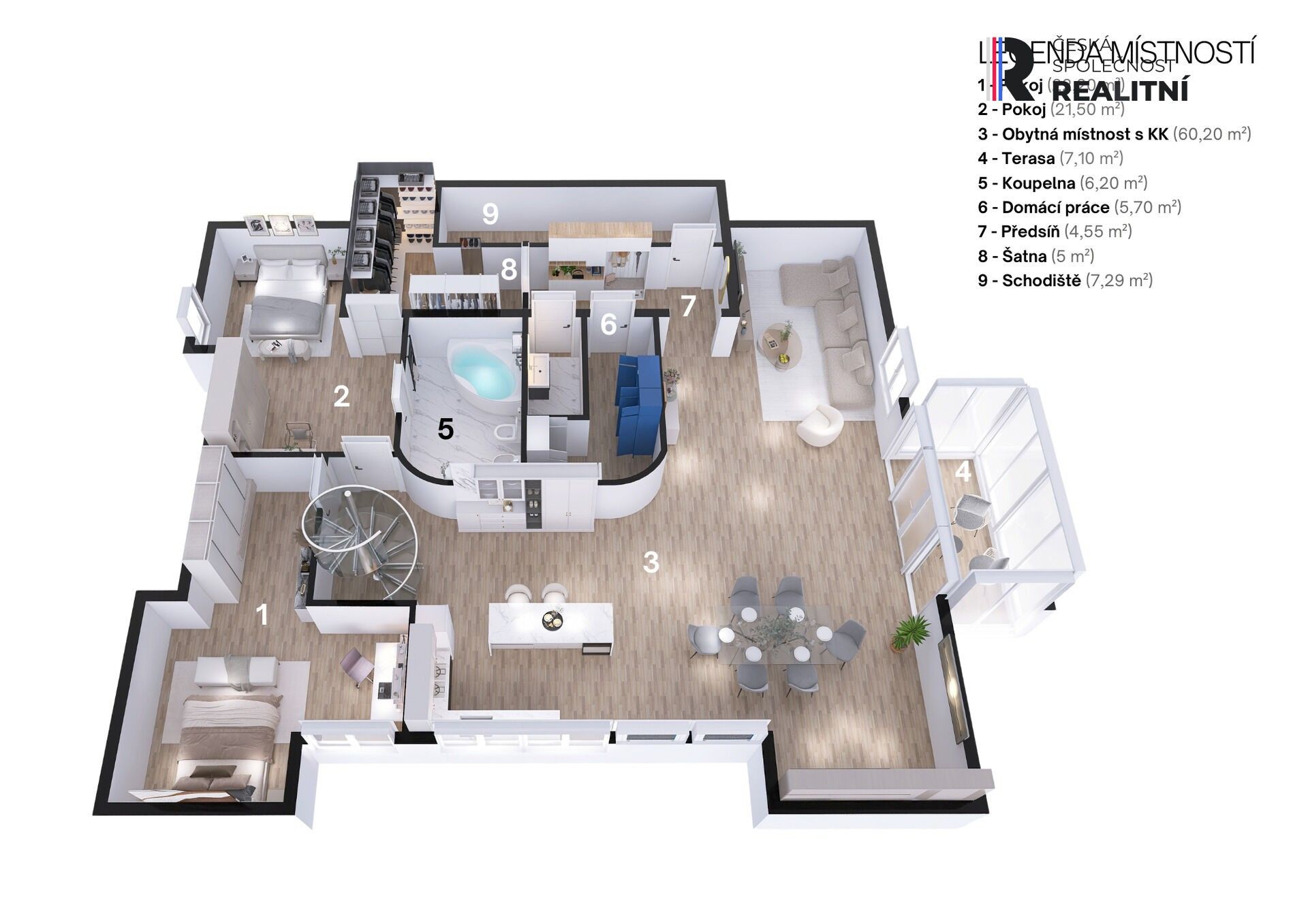 4+kk, Masarykova, Luhačovice, 195 m²