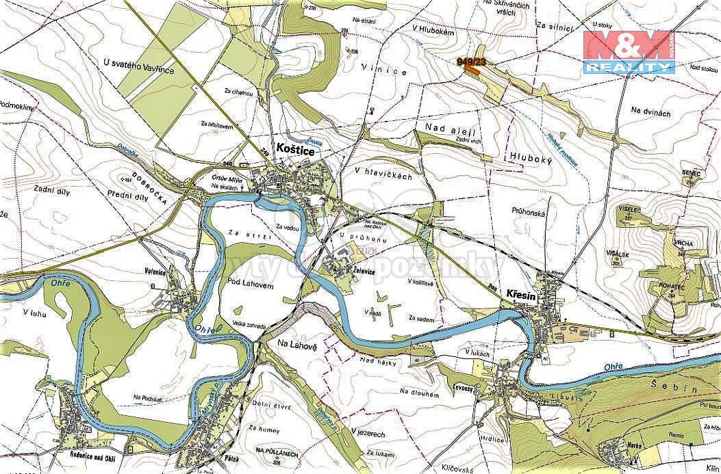 Prodej les - Koštice, okres Louny, Ústecký kraj - 2
