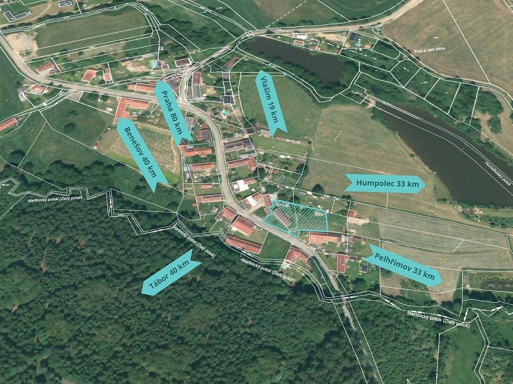 Pozemky pro bydlení, Načeradec - Dolní Lhota, okres Benešov, Středočeský kraj - 2