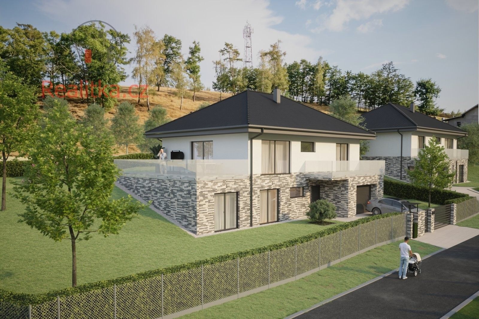 Rodinné domy, Pod Oborou 58, Ondřejov, 232 m²