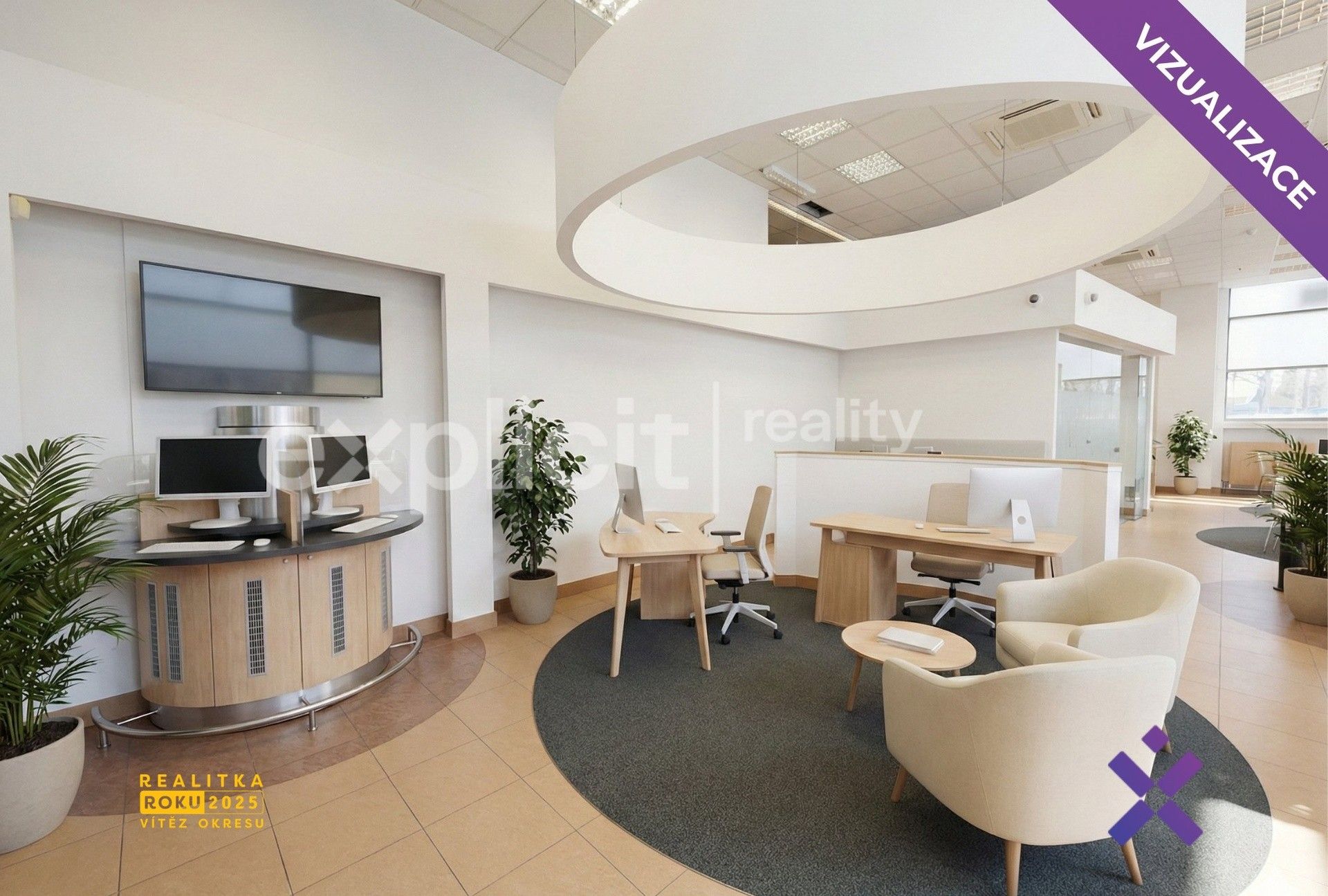 Pronájem kancelář - Dlouhá, Zlín, 158 m²