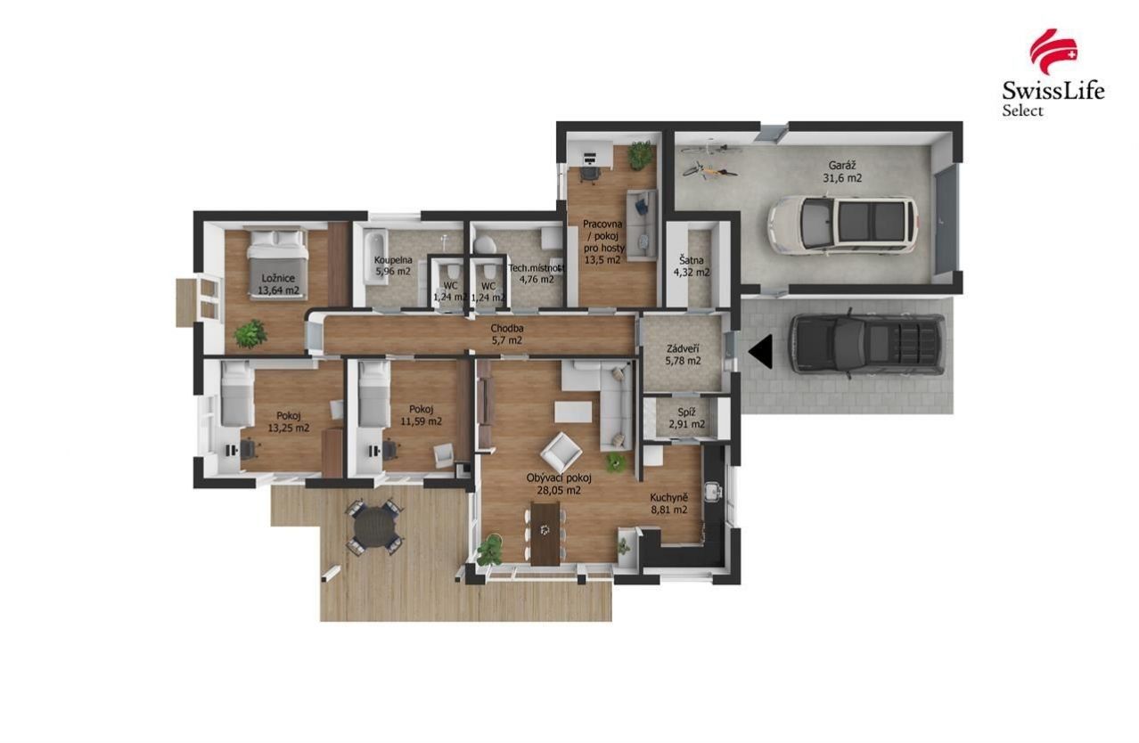 Prodej rodinný dům - Vejprnice, 126 m² - 5