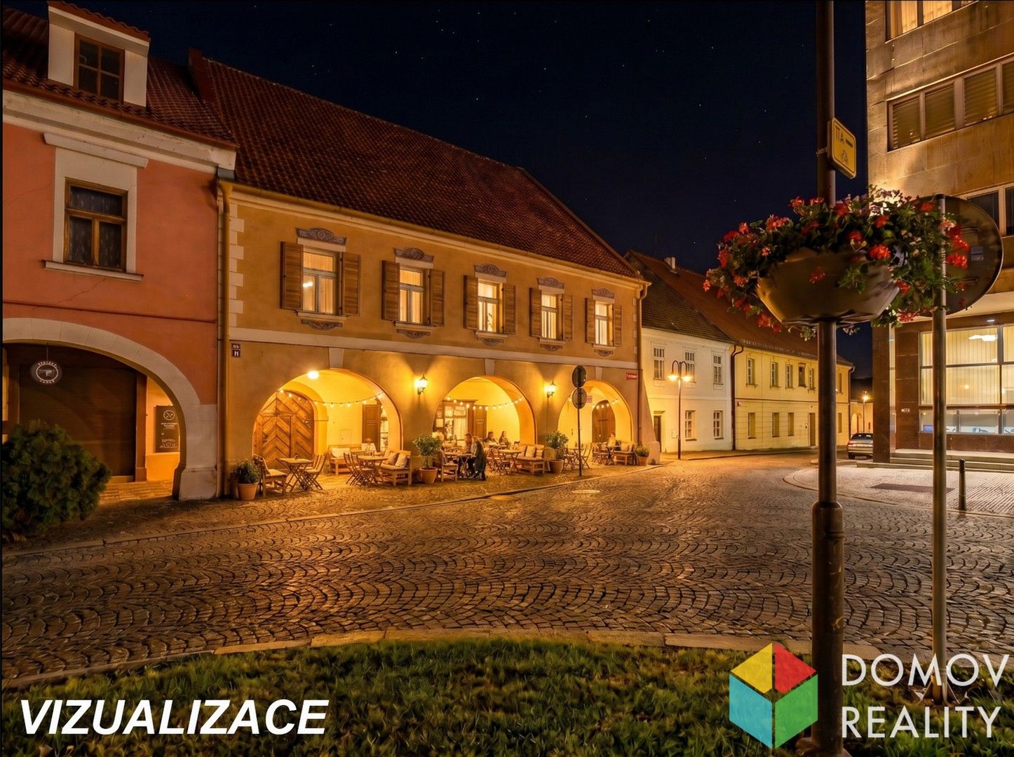 Ubytovací zařízení, Husovo náměstí, Benátky nad Jizerou, 280 m² - 1