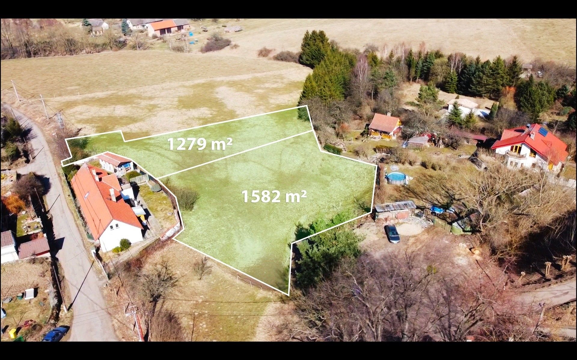 Prodej pozemek pro bydlení - Vlkovec, Chocerady, 1 582 m²