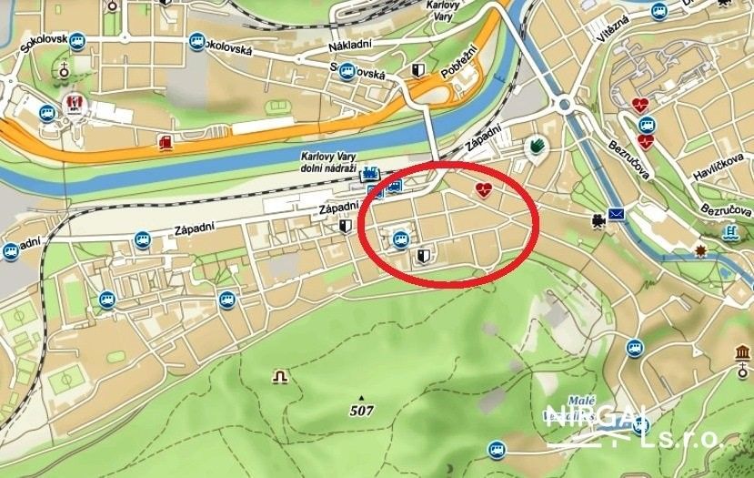 Prodej kancelář - Karlovy Vary, 2 300 m²