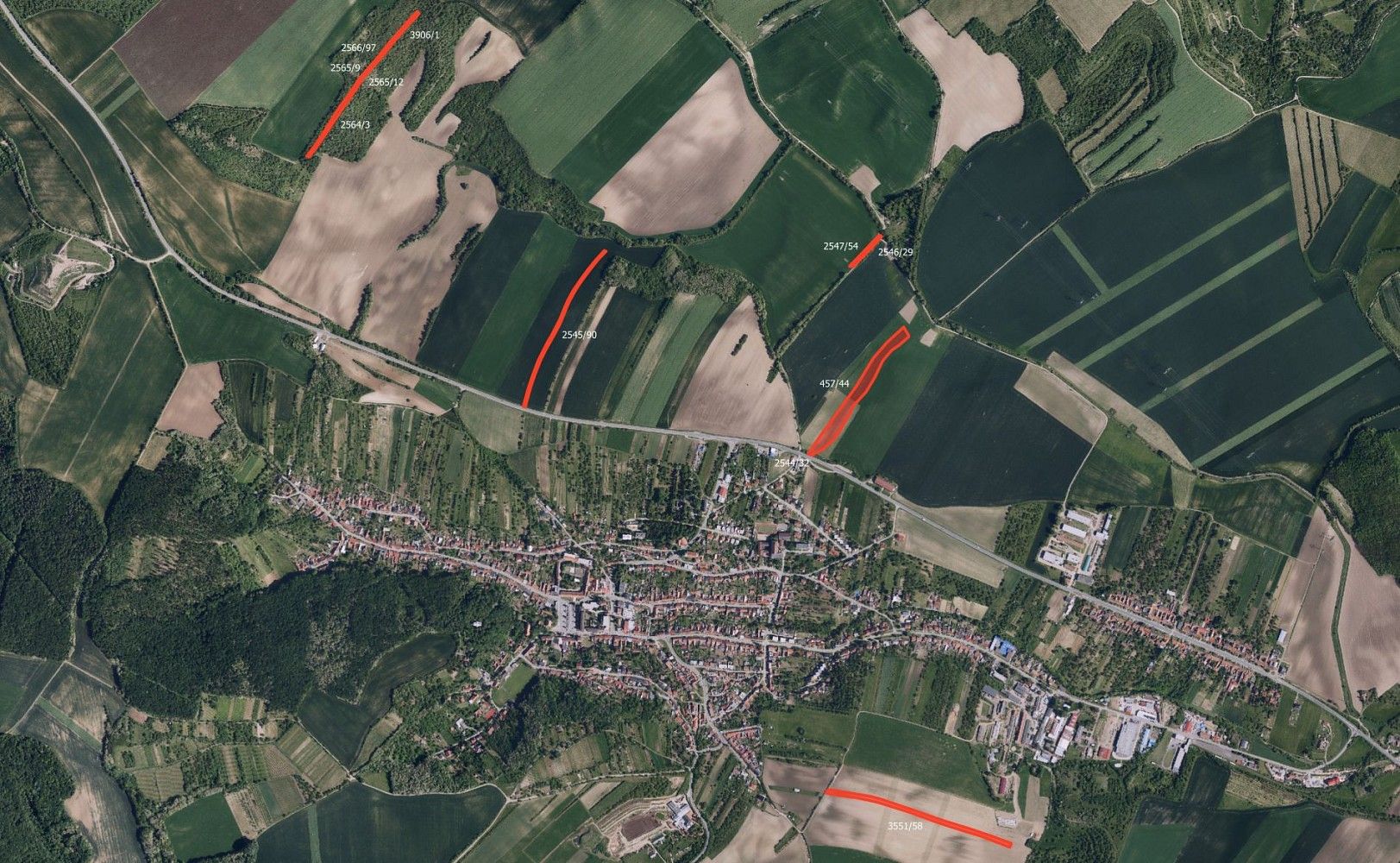 Zemědělské pozemky, Klobouky u Brna, okres Břeclav, Jihomoravský kraj