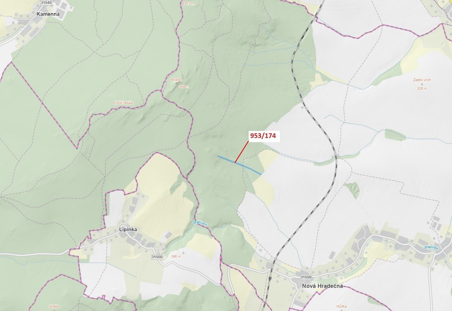 Les, 6 275 m²