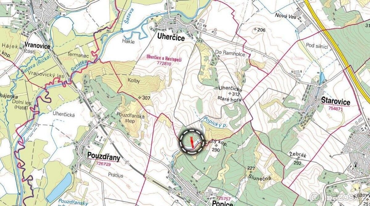 Prodej pozemek pro bydlení - Uherčice u Hustopečí, 691 62