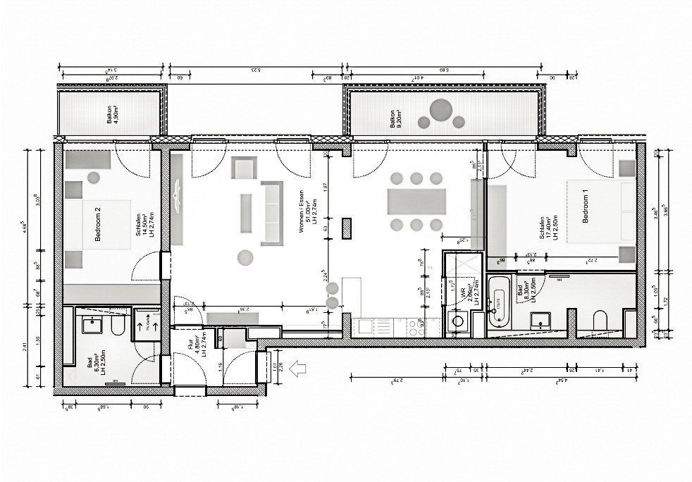 Byt 3+1 · 112 m² · Chausseestraße 37 Top-Lage im Herzen von Berlin-Mitte Mitte Berlin 10115 - 3