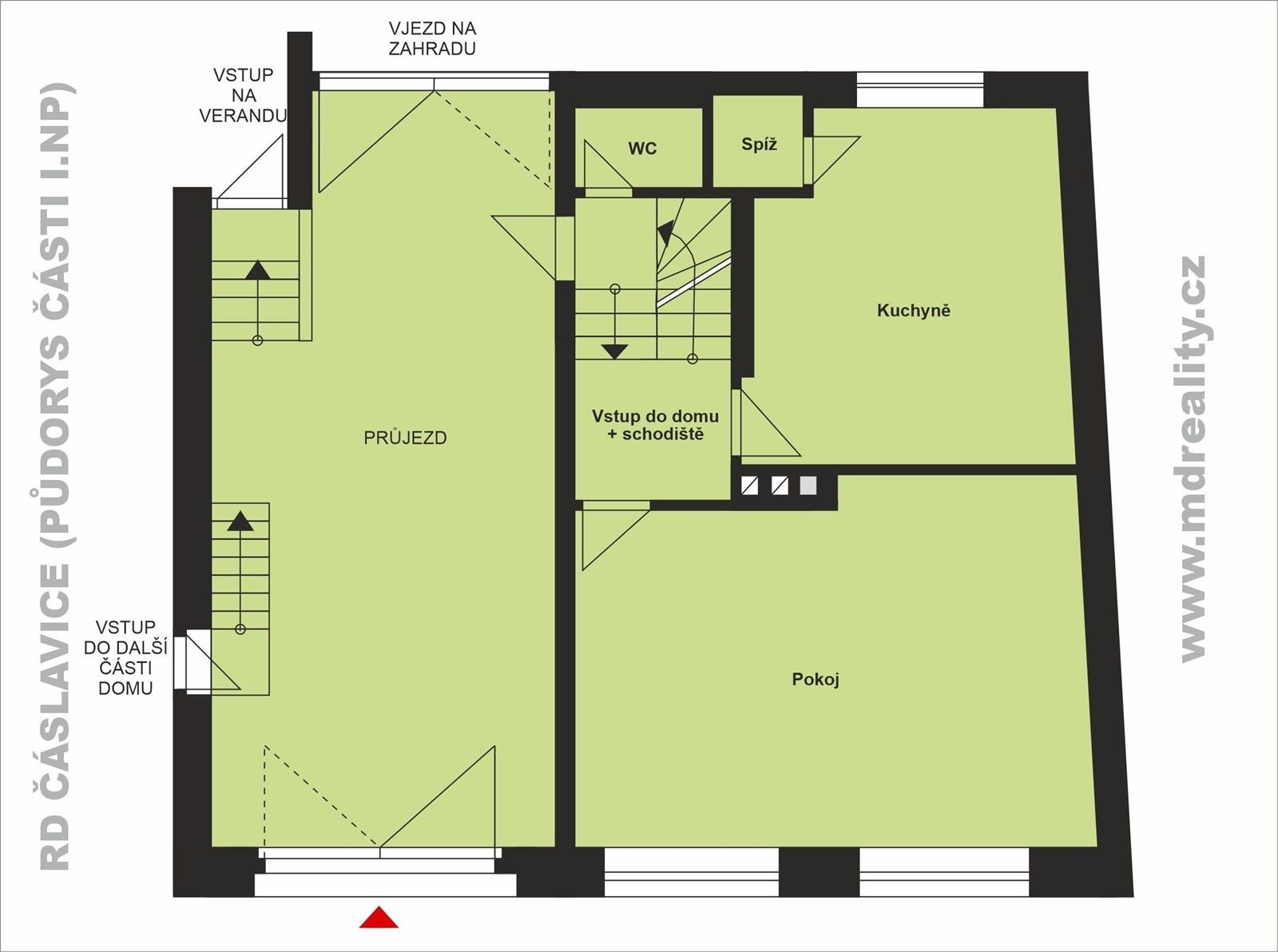Prodej rodinný dům - Čáslavice, 114 m²